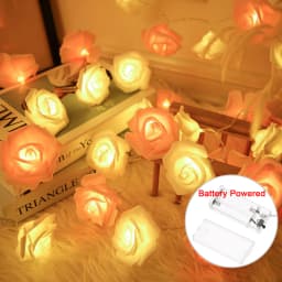 5V USB Battery Rose Flower LED String Light Red Pink Warm Blue RGB Wedding Christmas Party Decoration 1.5M 3M 6M 10M Fairy Light