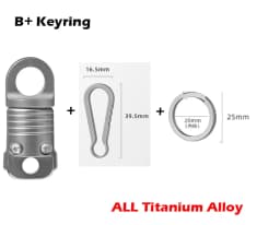 Titanium Alloy Magnet Quick Release Keychain 360° Rotatable Buckle Anti Stripping Dog Walking Buckle Safety Lock Design