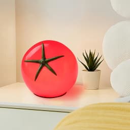 Red Resin Tomato Table Lamp Lovely Home Decoration Atmosphere Lighting Fixtures 3 Changeable EU AU US Plug
