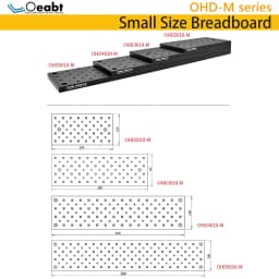 300x100mm Optical Flat Solid Aluminum Breadboard Matrix Aluminum Breadboard M4 M6 High-Density Taps Thread Optical Experimental