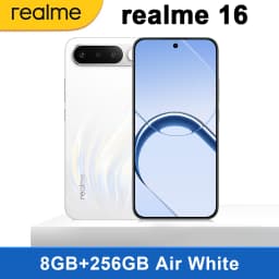 realme 16 5g Smartphone 50MP Camera 6550Mah Titan Battery MediaTek Dimensity 6400 Turbo Chip 6.57' 120Hz AMOLED Display 45W Fast Charge Ip69 2026 New Europe Version Mobile Phone