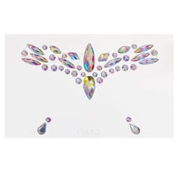 Cute Cat 3D Acrylic Rhinestone Face Sticker Masquerade Party Face Makeup Decoration Temporary Tattoo Face Painting Decals