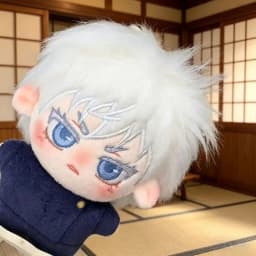 10cm Printed Anime Character Plush Doll, Fan Made Cartoon Figure Pendant, Cute Stuffed Keychain Ornament