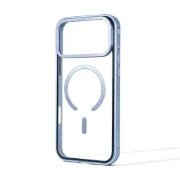 Metal Bumper Camera Ring Clear PC Case For iPhone 18Pro 18 17 Pro Max Alloy Frame Heavy Duty Transparent For Magsafe Back Cover