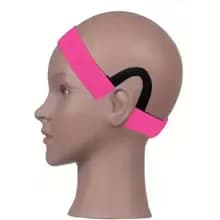 Comfortable Lace Melt Wig Band with Ear Hanger - Adjustable Wrap for Scarf, Black Lace Edge Band for Wigs, Stylish Headband