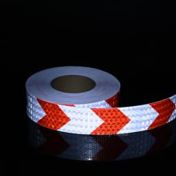 5cm*10m Arrow Reflective Tape Fluorescent Lemon Yellow White Red Waterproof Adhesive Reflectors Sticker For Car Motorcycle Truck
