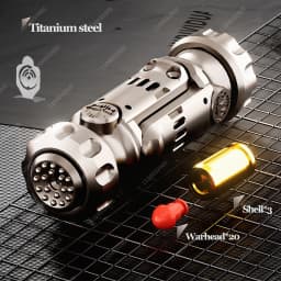 EDC Tactical Pistol Toy Fidget Spinner Ejectable Shell Toy Fidget Gear Gadget Stress Relief Anti-Anxiety Toy for Adults Gift