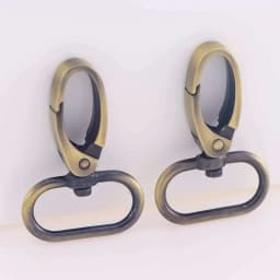 5pcs Swivel Lobster Clasp for Strap Bag Metal Buckles Webbing Belt Snap Hooks Keyring Carabiner DIY Accessories