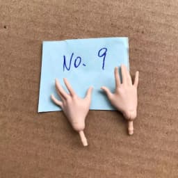 1/6 Doll Replacements Hands Elbows Feet Black Brown White Beige White Pink Skin Doll Parts Original Doll Accessories