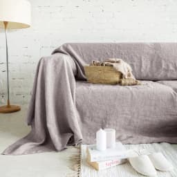 Premium Quality Sofa Slipcover, 100% Linen Sofa Cover ,Soft Couch Chair Cover for Living Room Bedroom LOVESEAT Home Textile