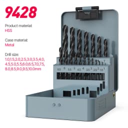 HUHAO M35 Cobalt Drill Bits Set With Metal Case Twist Drill Bit For Stainless Steel Wood Metal Drilling Electric Drill Tool