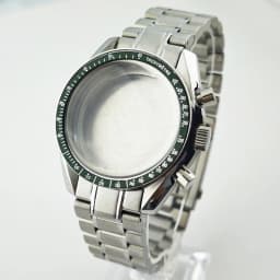 39.7mm Case Watches Metal Case Fits VK63 Movement Accessories Sapphire Glass Equipped With Bezel And Strap VK63 Dial