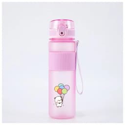 Bubu Dudu Water Bottle Yier Bear Panda Girl Boy Large Capacity Sports Kettle Transparent Cold Water Cup Outdoor Portable 550ml