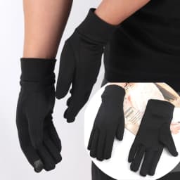 Elastic Winter Gloves for Men Thin Thermal Gloves Snowboard Motorcycle Riding Driving Warm Touchscreen Mitten for Running Hiking