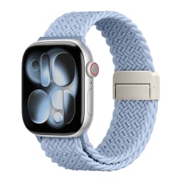 New Braided Strap For Apple Watch Bands 44 40 45 49 42 41 38mm Magnetic Snap Nylon Bracelet iWatch Series 11 9 5 6 8 7 SE Ultra3