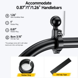 Ulefone Bicycle Holder Ulefone Armor Mount Pro AM02 Universal Bicycle Handle Phone Holder