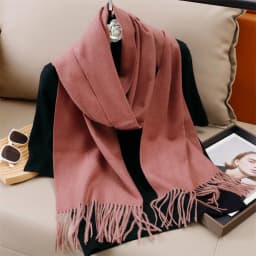 51Color Solid Women Winter Scarf Warm Thicken Cashmere Shawl Outdoor Tassels Pashmina Lady Wrap Windproof Scarves Fashion Luxury