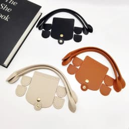 1Set DIY Handbag Bag Set 8pcs Bag Handle With Holes Bag Flap Cover Handmade Crochet Bags Accessories Women Backpack Parts Hot