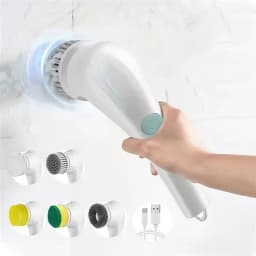 Multi-functional Electric Cleaning Brush for Kitchen and Bathroom - Wireless Handheld Power Scrubber for Dishes, Pots, and Pans