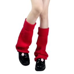 Comfortable Knit Knee Warmer Flared Fall Winter Thermal Wear Easy Care For Women and Girls