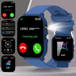 2026 New Smartwatch, 1.83-inch HD Full Touchscreen, Supports Calls/Message Notifications, Multiple Sports Modes, Music Playback