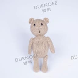 Newborn Photography Props Handmade Dolls Knitted Rabbit Bear Baby Photography Studio Accessoires