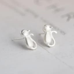 Silver Plated Creative Ear Hole Earrings for Women Prevent Korean Style Stud Earrings Allergy Earrings Fine Jewelry Accessories