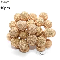 Artificial Foam Stamen Fruit Berry Gold Silver Red cherry pearlescent stamen wedding Christmas decor DIY gift box Wreaths