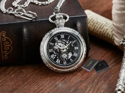 Unique Wood Circel Gear Dial Bronze Antique Mechanical Pocket Watch Men Vintage Engraved Fob Hand Wind Steampunk Watch Women