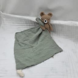 Handmade Baby Cotton Muslin Comfortable Blanket Cute Cat Doll For Infant Kids Sleep Appease Towel Rabbit Bear Saliva Scarf