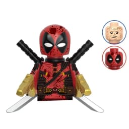 Blind Box Mini Building Blocks G0172 Figures Big Goblin Spiderman Iron Man Venom Captain Hawk Deadpool Armor Christmas Gifts Toy