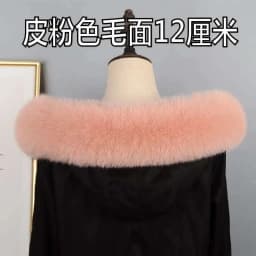 Real Fox Fur Collar 100% Natural Fur Scarf Women Winter Luxury Warm Fur Shawl Ladies Geniue Fur Scarves For Coat Down Jacket Men