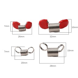 1Pc Stringing Bead Stoppers Spring End Fasteners Nickel Plating On Steel Small Stoppers Bracelet Tool Jewelry Making Supplies