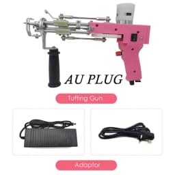 Tufting Gun 2 In 1 Тафтинговый Пистолет Rug Gun Machine Starter Kit Rug Tufting Kit Electric Gun Carpet Weaving Flocking Machine