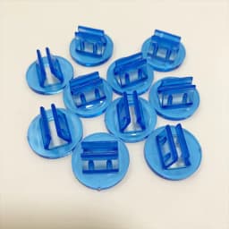 20PCS/Lot 4 Styles Transparent Plastic Stand Card Base for 1-2mm Cards Holder