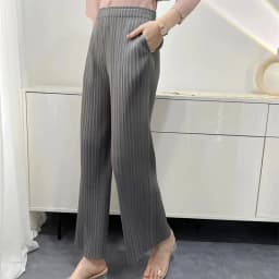 Miyake Pleated Loose Plus Size Pants Female 2025 Summer New High-end Thin Wide-leg Casual High Waist Pleated Straight Pants Thin