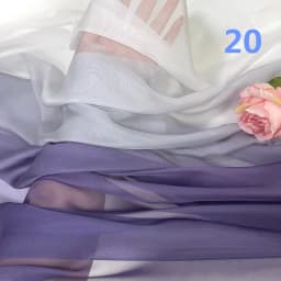 Rainbow Gradient Color Chiffon Fabric 30D Organza Tulle Fabric For Diy Ancient Style Hanfu Wedding Dress Stage Party Decor