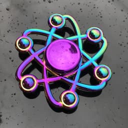 New Metal Rainbow Fidget Spinner Gradient Color R188 Mute Bearing EDC Hand Spinner Fingertip Gyro Anti-Anxiety Adult Toys Gifts