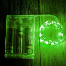 10M 100LEDs Festoon Silver Wire Light String Wedding Garland Lamp for Christmas Party Outdoor Garden Bedroom Decor Battery Power