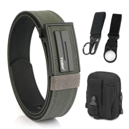 VATLTY Thick Tactical Belt for Men Metal Automatic Buckle Military Pistol Belt Tight Nylon Work Tool Belt Casual Waistband Male