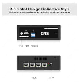Topton 4x2.5G LAN Firewall Mini PC Intel J5005 J4105 N4100 N3160 NAS Computer MSATA+2.5 inch SATA PfSense Proxmox Home Server