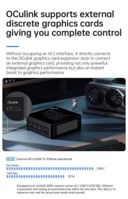 Topton 2x2.5G LAN Gaming Mini PC AMD Ryzen AI 9 H 465 HX 370 ES AI 7 ES OCuLink Desktop Computer Windows 11 WiFi6E For Open Claw