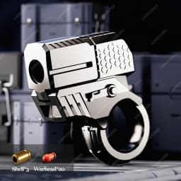 EDC Tactical Pistol Toy Fidget Spinner Ejectable Shell Toy Fidget Gear Gadget Stress Relief Anti-Anxiety Toy for Adults Gift