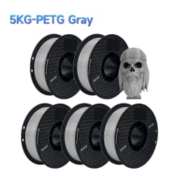 5KG PETG Plastics 3D Printer Filament 1.75mm Plastic Material Black White Color PETG 3D Filament Consumables for KP3S Pro S1