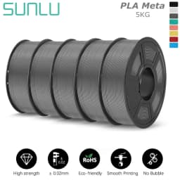 SUNLU 5KG 3D Filament High Speed PLA/PLA META/APLA/PLA MATTE 1.75mm 5Roll 1KG 3D Printer Filament for 3D Printer