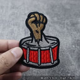 Bands Iron On Patches Apparel Sewing Fabric Handmade Appliques For Clothing Punk Rock Stickers Badges Parche