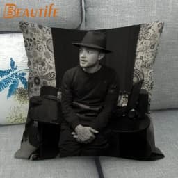 New Arrival Egor Kreed Pillowcase Bedroom Home Decorative Cover 45x45cm Square Zipper Pillow Cases Cotton Linen Fabric No Fade