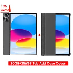 2026 High Defined Android 15 Tablet 14 inch Tablet PC 20GB 512GB 12900mAh Phone Call BT5.0 5G WiFi GPS Google Play Laptop Pads