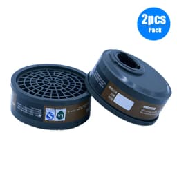 Portable Electric Air Purifying Gas Mask Half Face Chemical Respirator For Work Safety Polishing Welding Spraying Protection