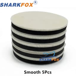 Sharkfox 3/5 Inch Japan Wool Polish Pad For DA RO Car Polisher Polishing Tray 80mm125mm Cutting Pad Car Clean Product